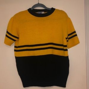 Short sleeve vintage sweater
